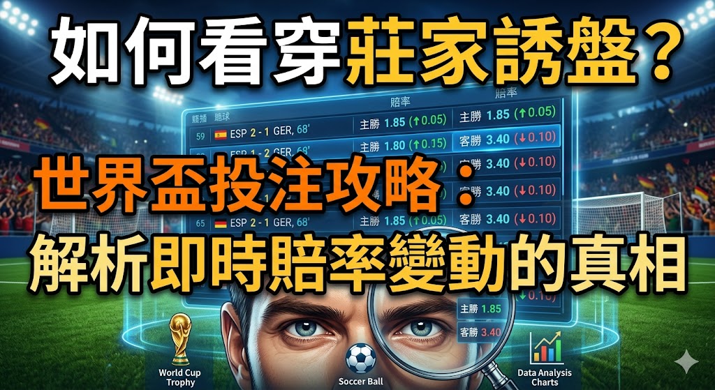 如何看穿莊家誘盤？世界盃投注攻略：解析即時賠率變動的真相