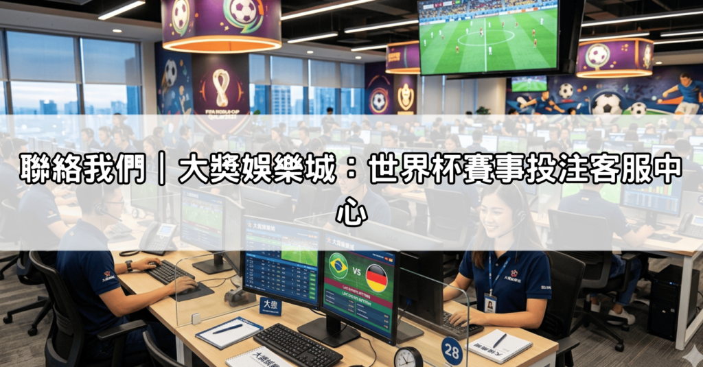 聯絡我們｜大獎娛樂城：世界杯賽事投注客服中心