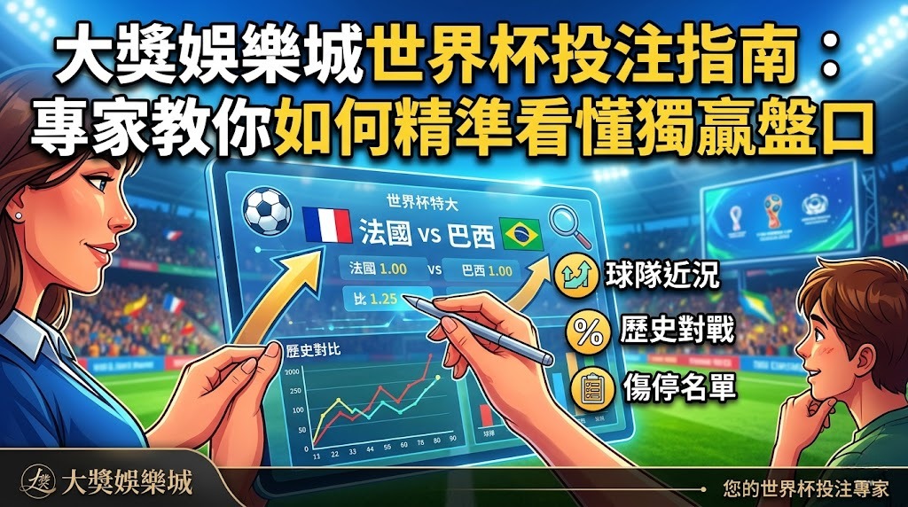 專家教你如何精準看懂獨贏盤口