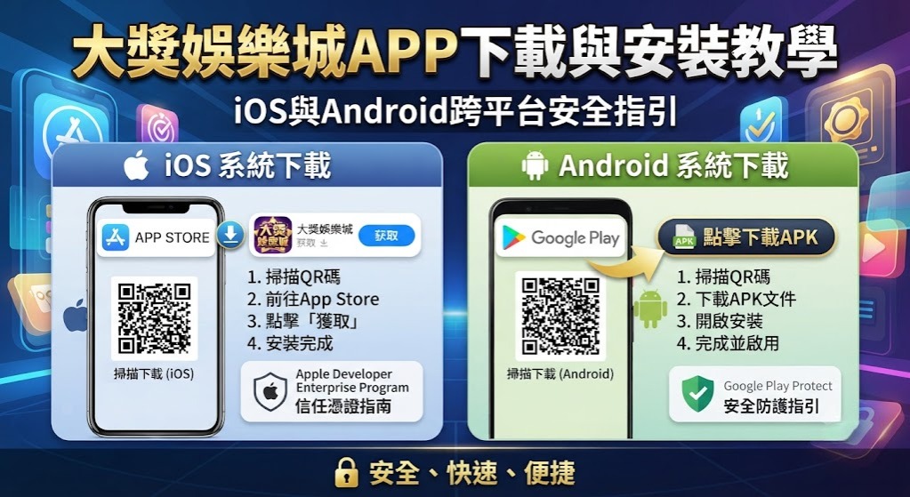 APP下載與安裝教學:iOS與Android跨平台安全指引
