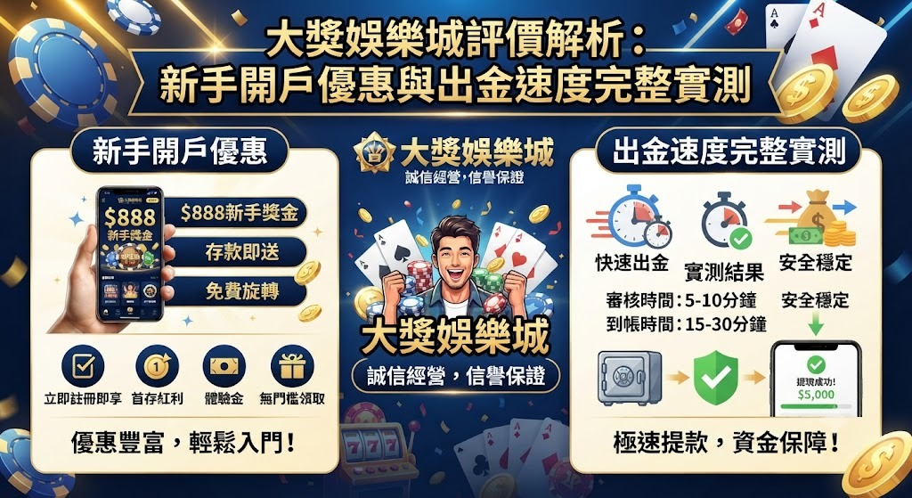 立即領取新手專屬禮!解鎖最高首儲贈點與限時體驗金